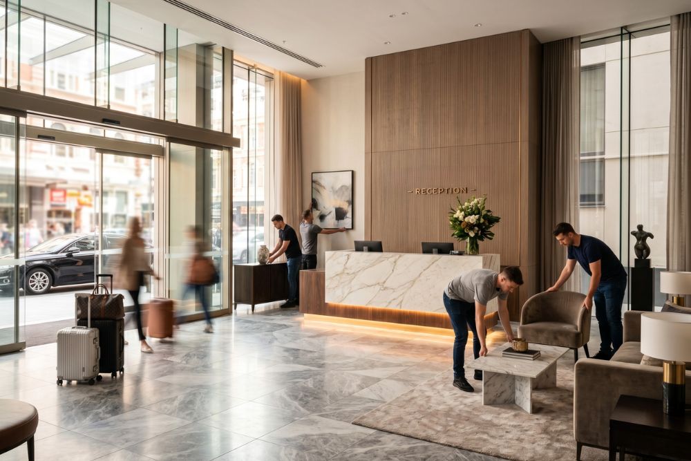 allestimento hotel